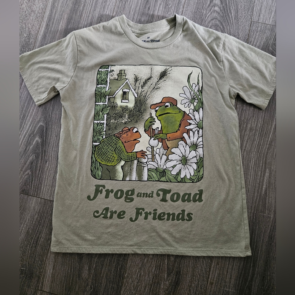 Frog And Toad Are Friends Tee shirt Classic Book Tee Cottagecore Aesthetic M